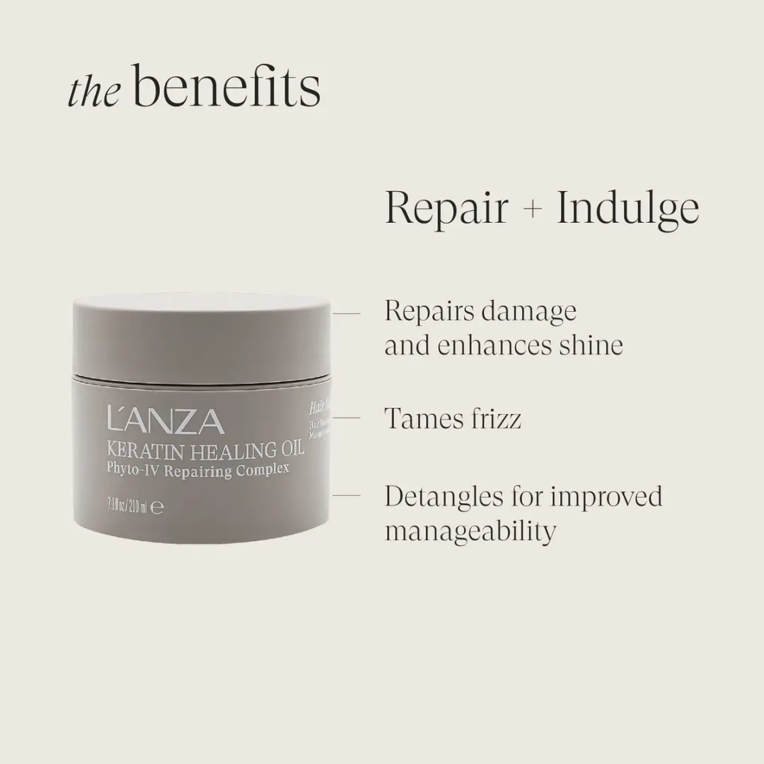 L'anza Keratin Healing Oil Hair Masque 210ml