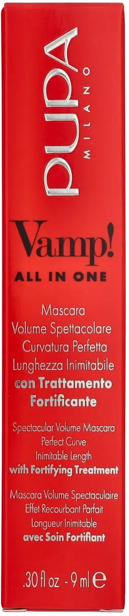 Pupa Milano Vamp! All In One Mascara 101 Extra Black - 9ml