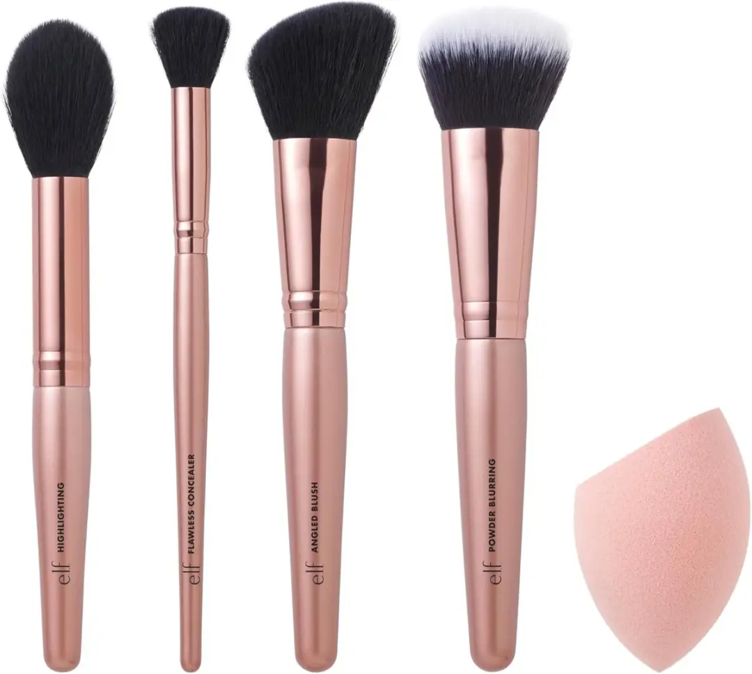ELF Cosmetics Complexion Essentials Brush & Sponge Set