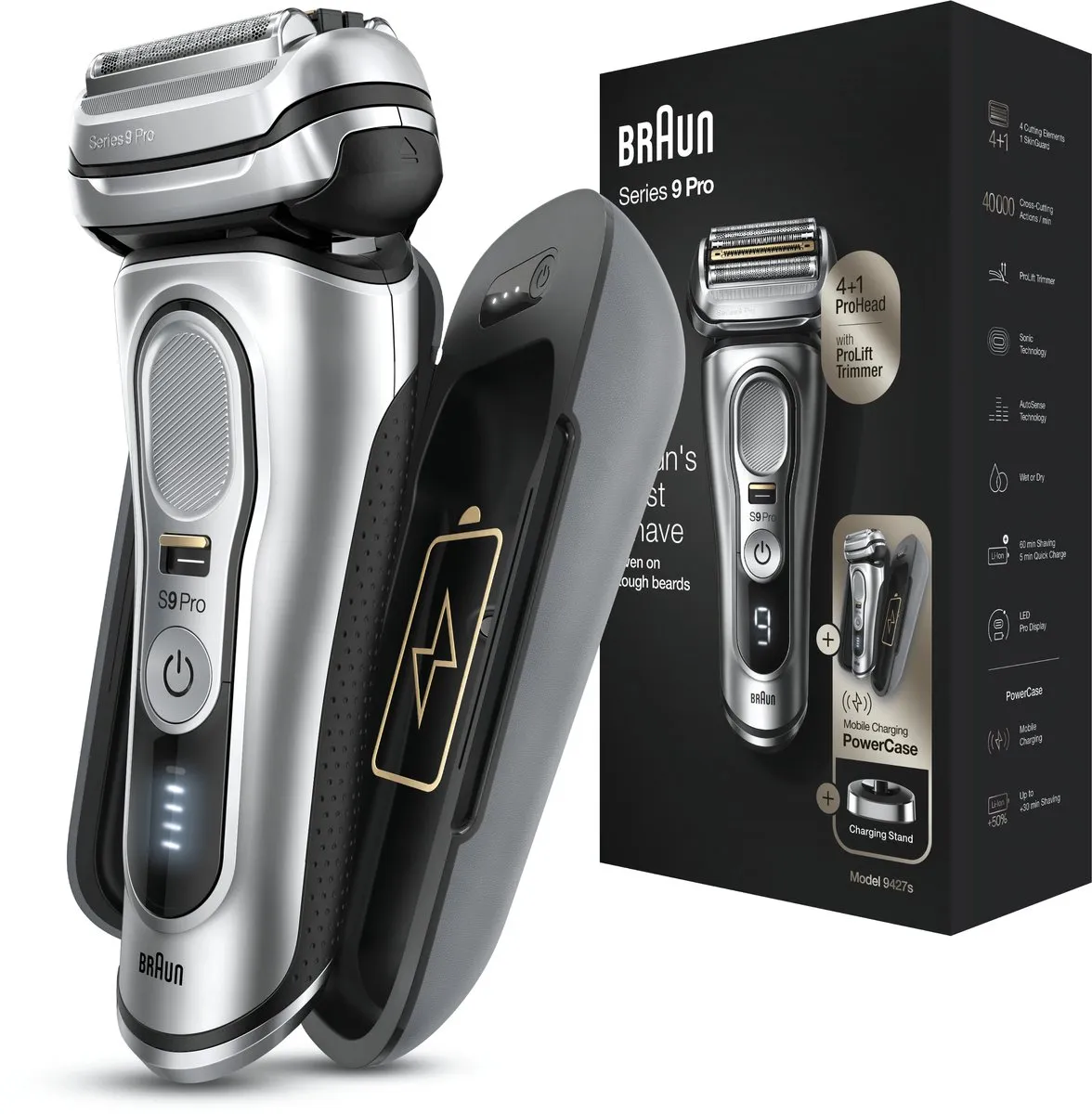 Braun Series 9 Pro 81744531 Scheerapparaat - 5 Mesjes - Zilver