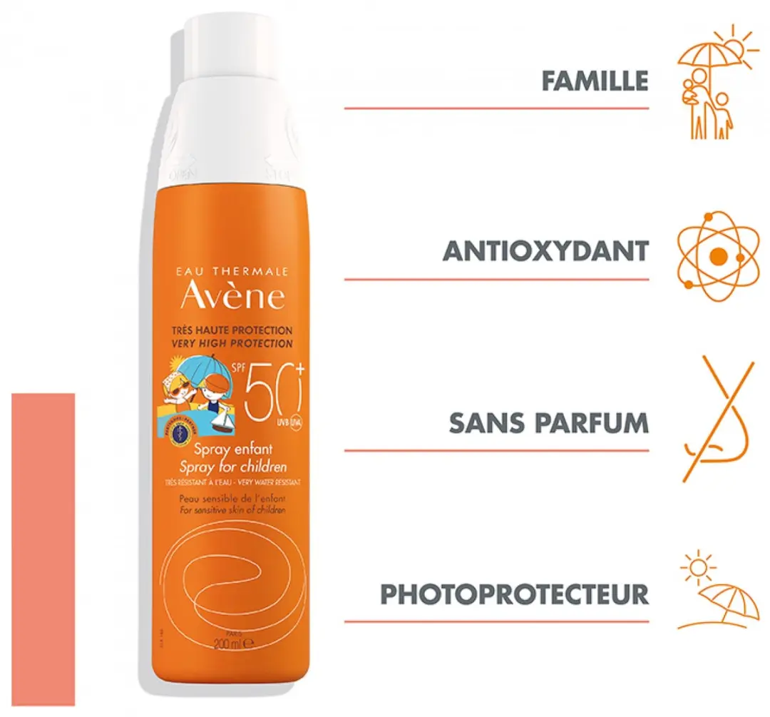 Avène Zonnecrème Kinderen SPF50+ 200ml