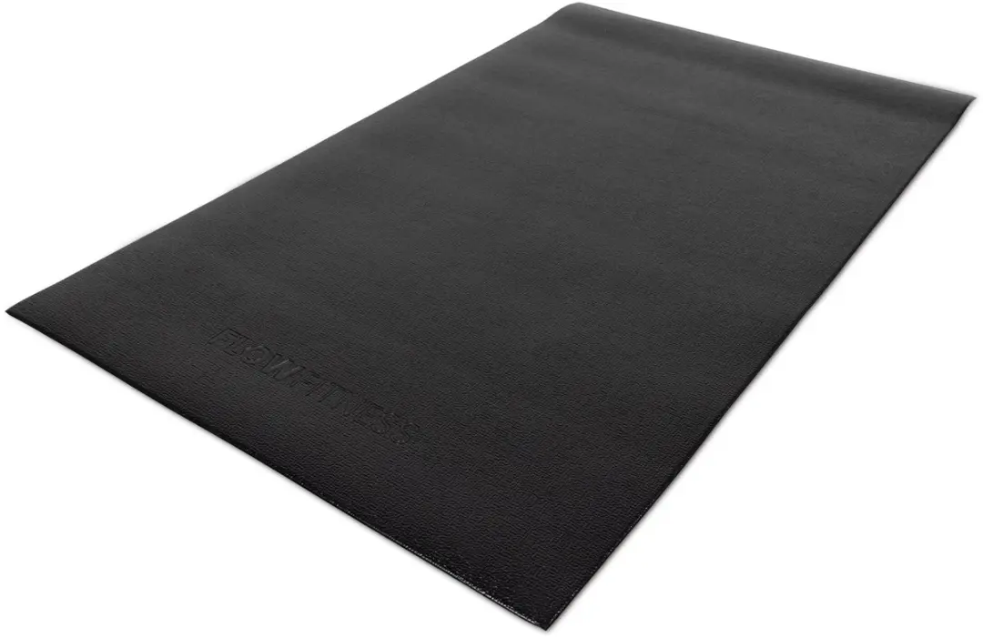 Flow Fitness Anti-Slip Beschermmat 126x81cm - Zwart