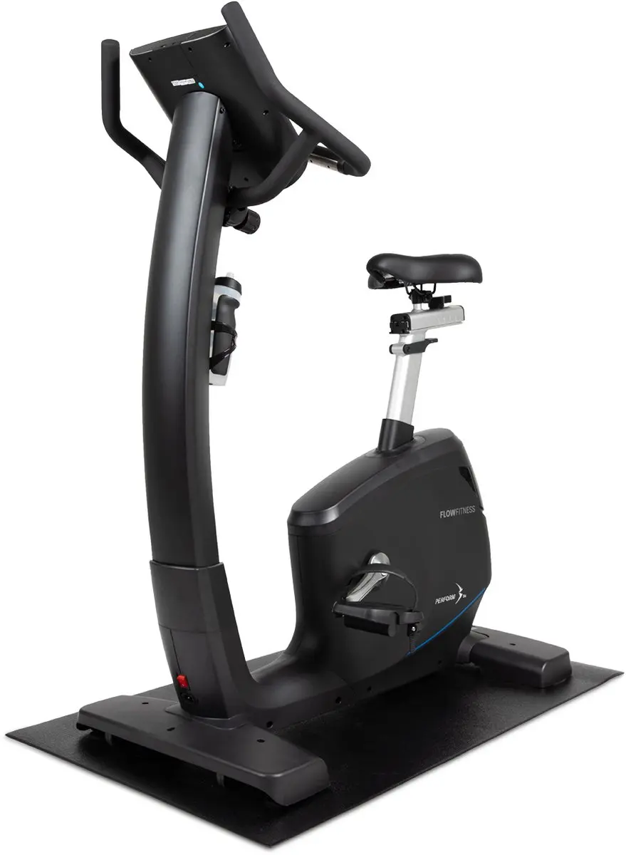 Flow Fitness Anti-Slip Beschermmat 126x81cm - Zwart
