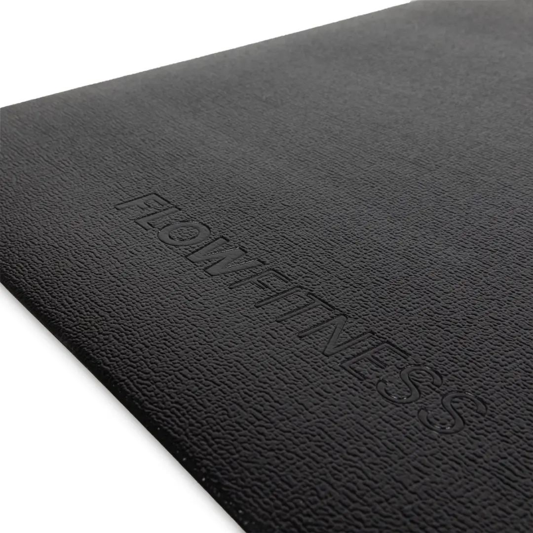Flow Fitness Anti-Slip Beschermmat 126x81cm - Zwart