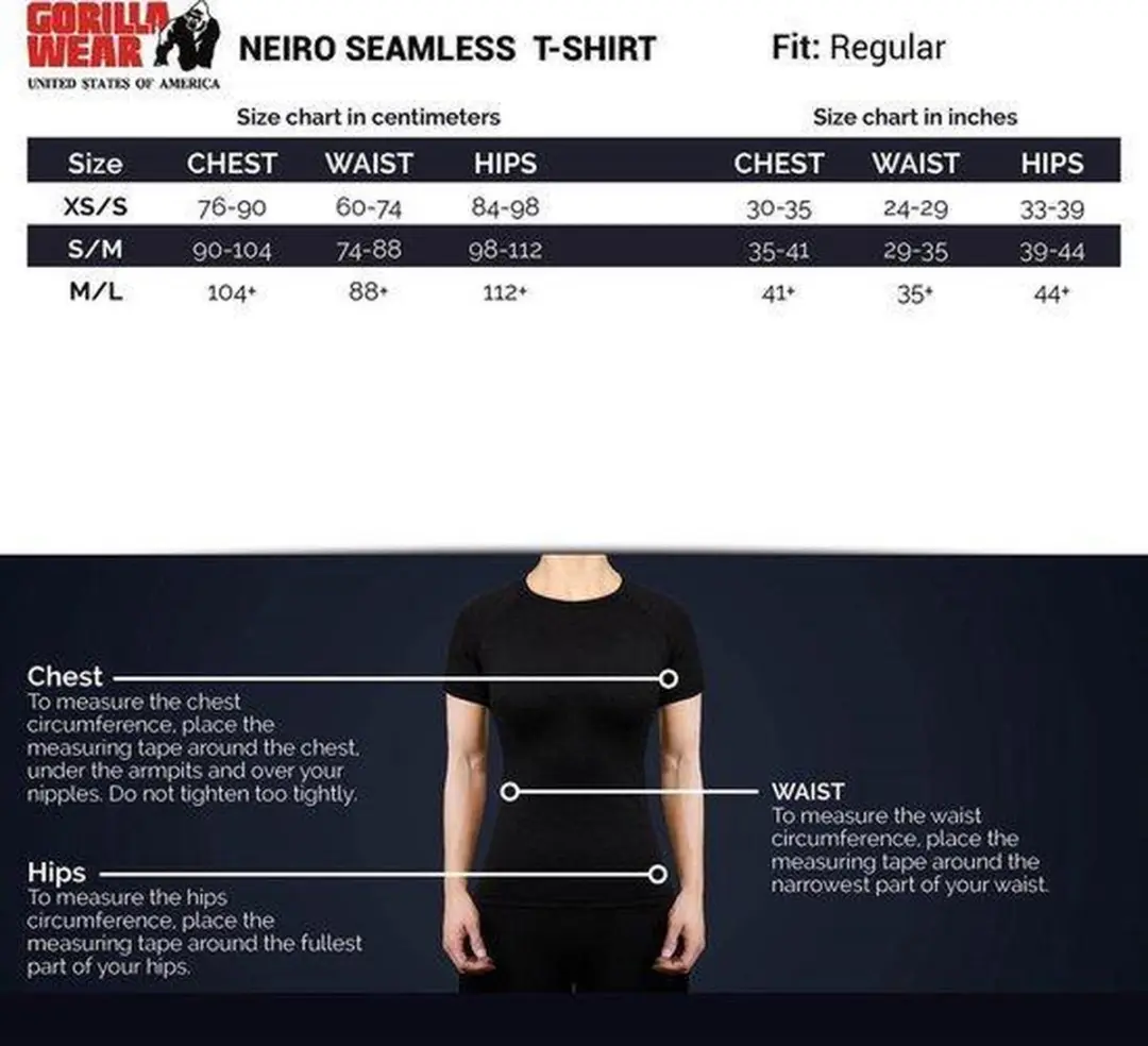 Gorilla Wear Neiro Seamless T-Shirt - Paars M/L