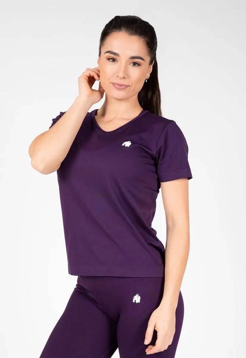 Gorilla Wear Neiro Seamless T-Shirt - Paars M/L