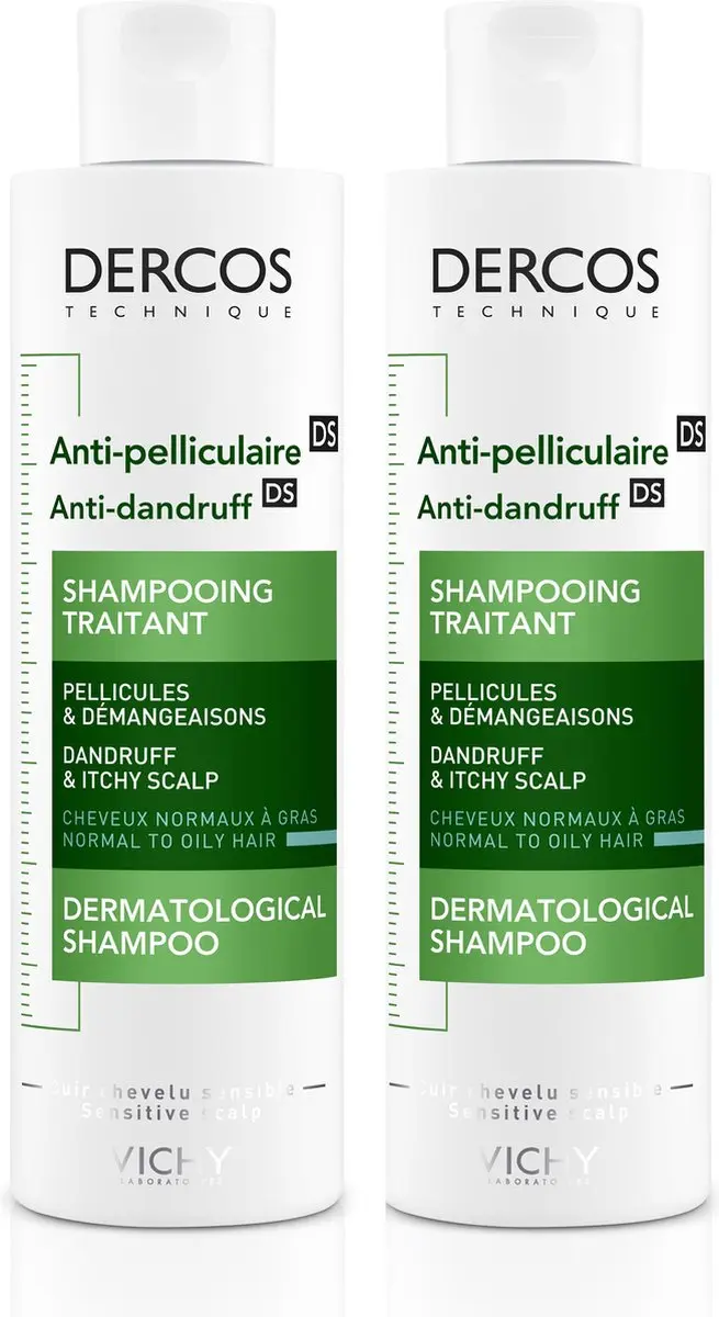 Vichy Dercos Technique Anti-Roos Shampoo 2x200ml