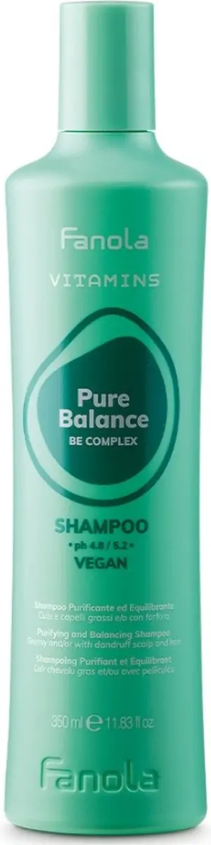 Fanola Vitamins Pure Balance Be Complex Shampoo 350ml