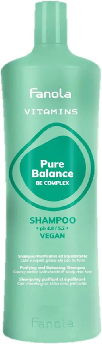 Fanola Vitamins Pure Balance Be Complex Shampoo 350ml