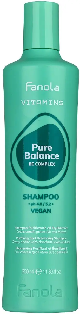 Fanola Vitamins Pure Balance Be Complex Shampoo 350ml