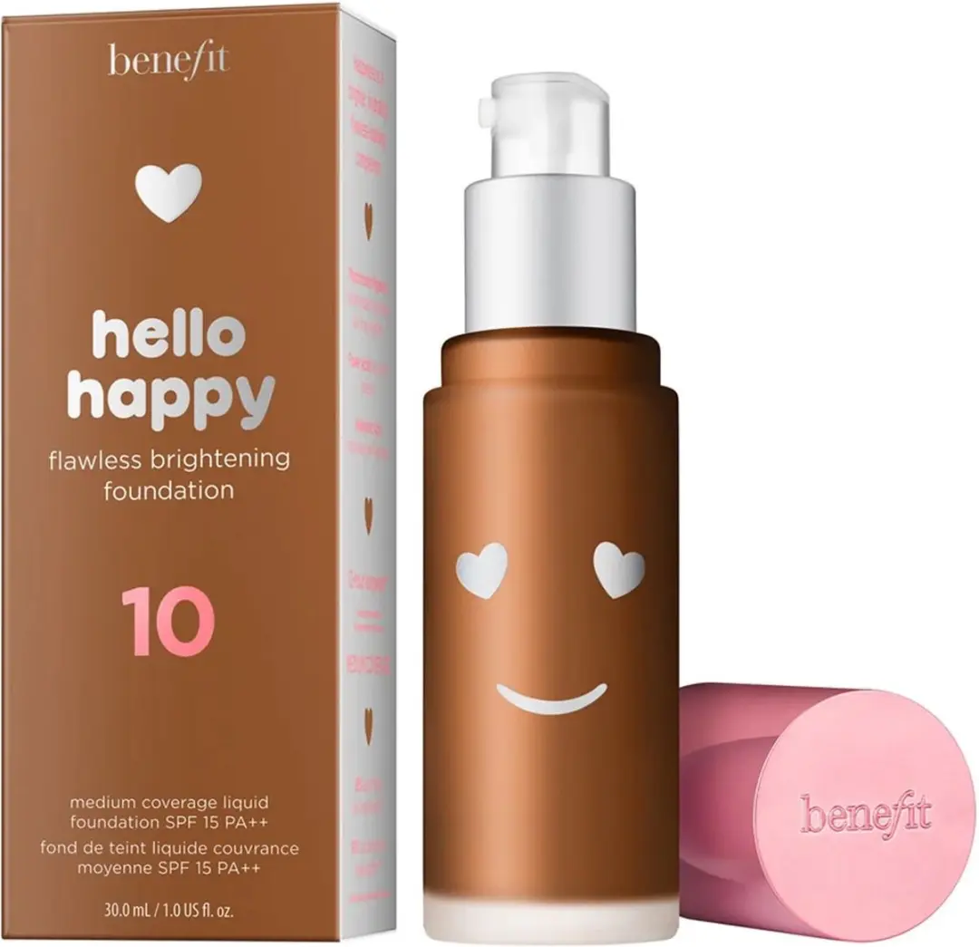 Benefit Hello Happy Fond de Teint Illuminant 10 Deep Warm SPF 15