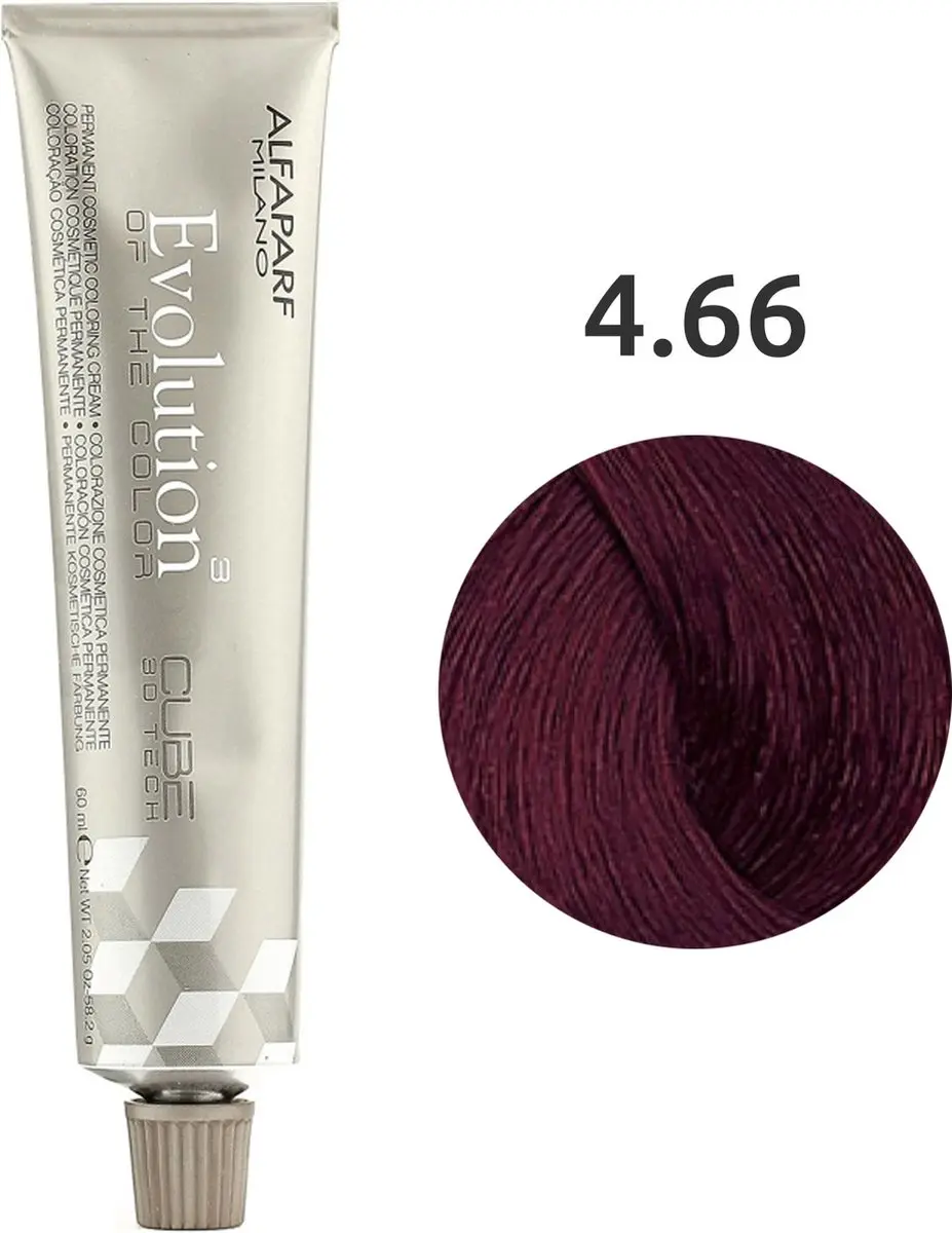 Alfaparf Milano Evolution of the Color 4.66 60ml - Zwart