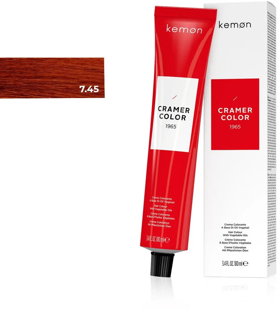 Kemon Tinte Cramer 7.45 Copper Red Blonde