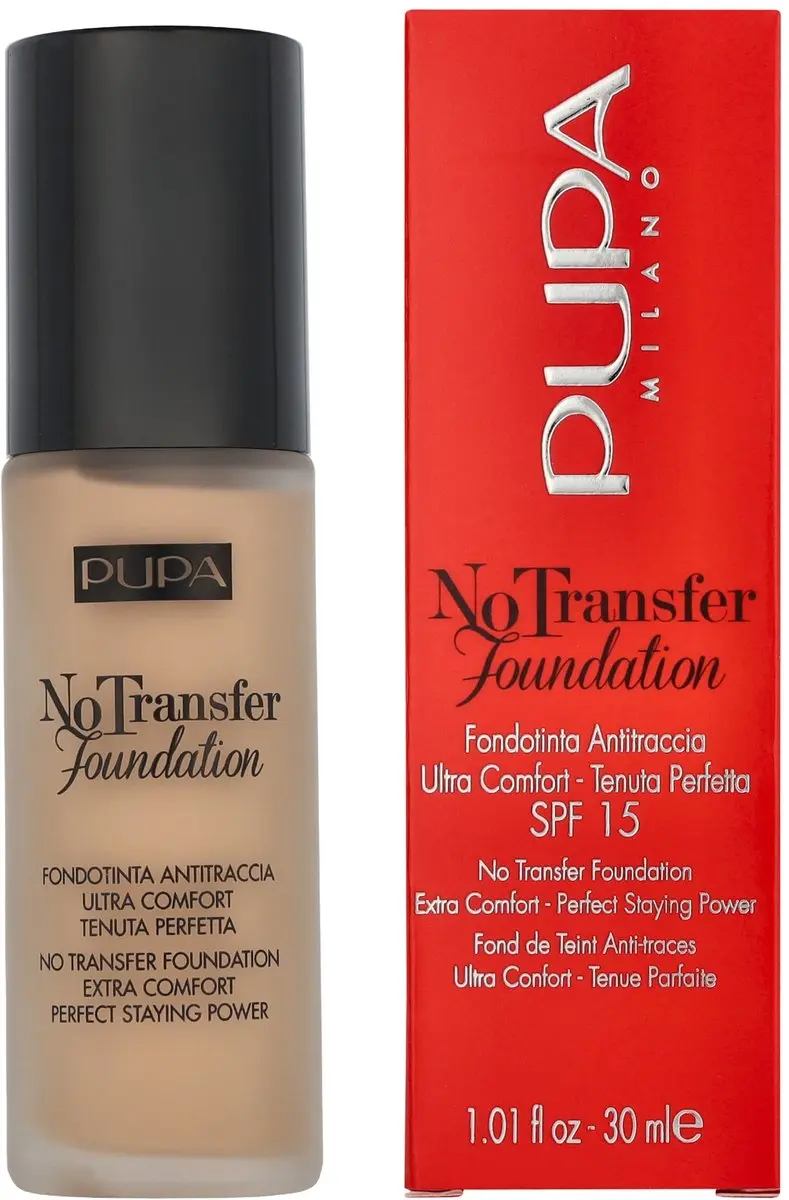 Pupa Milano No Transfer Foundation SPF15 30ml - Beige
