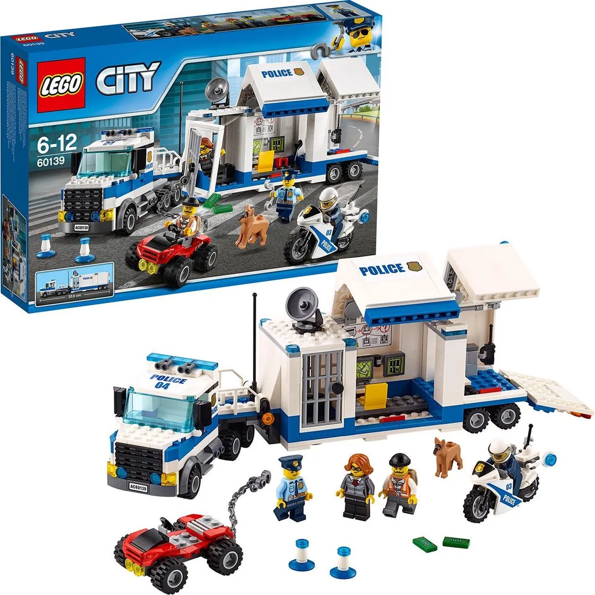 LEGO City Politie Mobiele Commandocentrale 60139