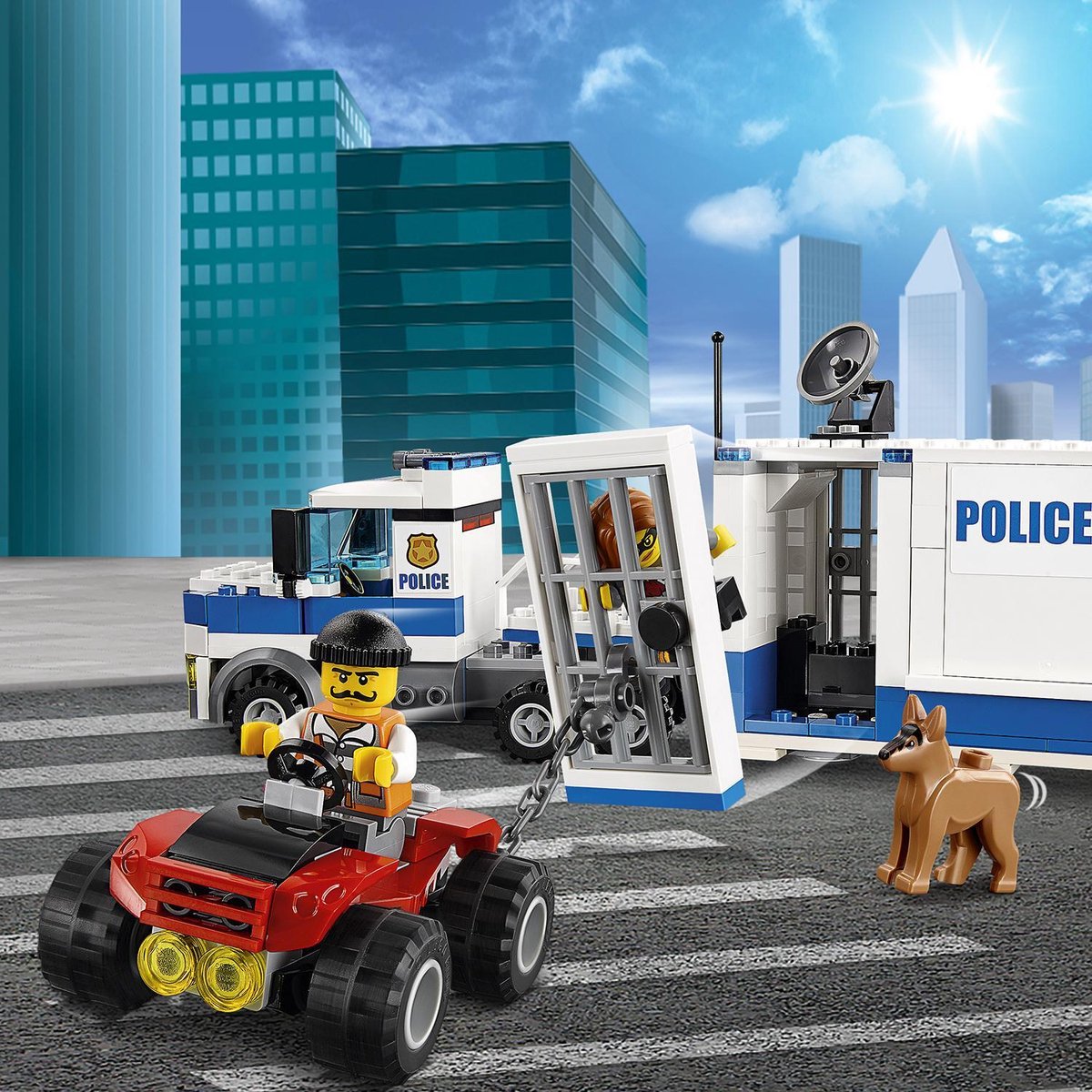LEGO City Politie Mobiele Commandocentrale - 60139