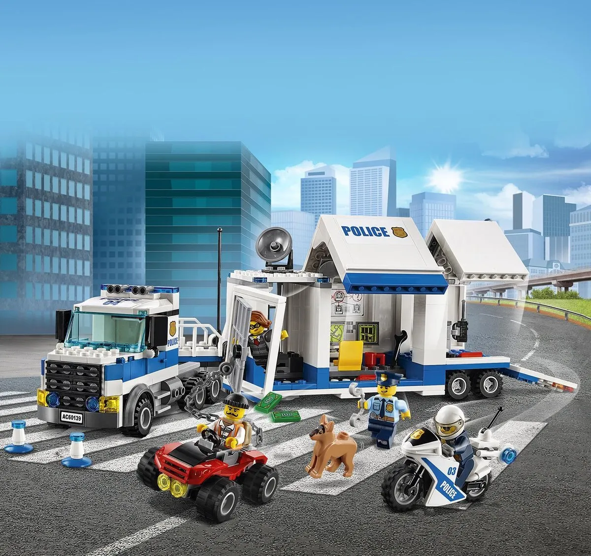 LEGO City Politie Mobiele Commandocentrale 60139 - 374 Stukken - afbeelding 6 van 6
