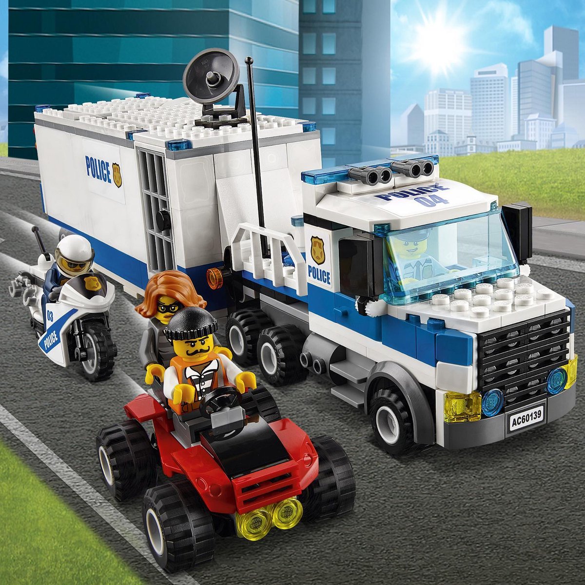 LEGO City Politie Mobiele Commandocentrale - 60139