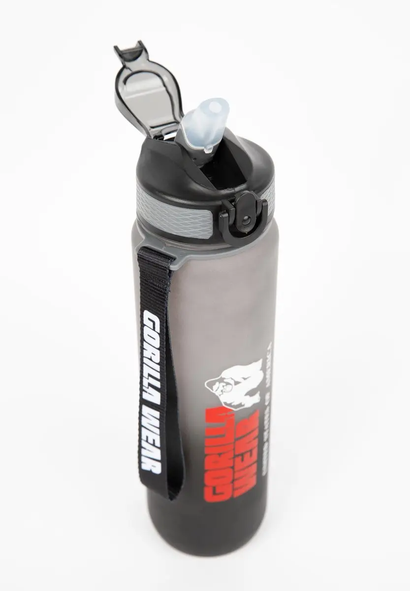 Gorilla Wear Gradient Waterfles 1000ml - Zwart/Grijs
