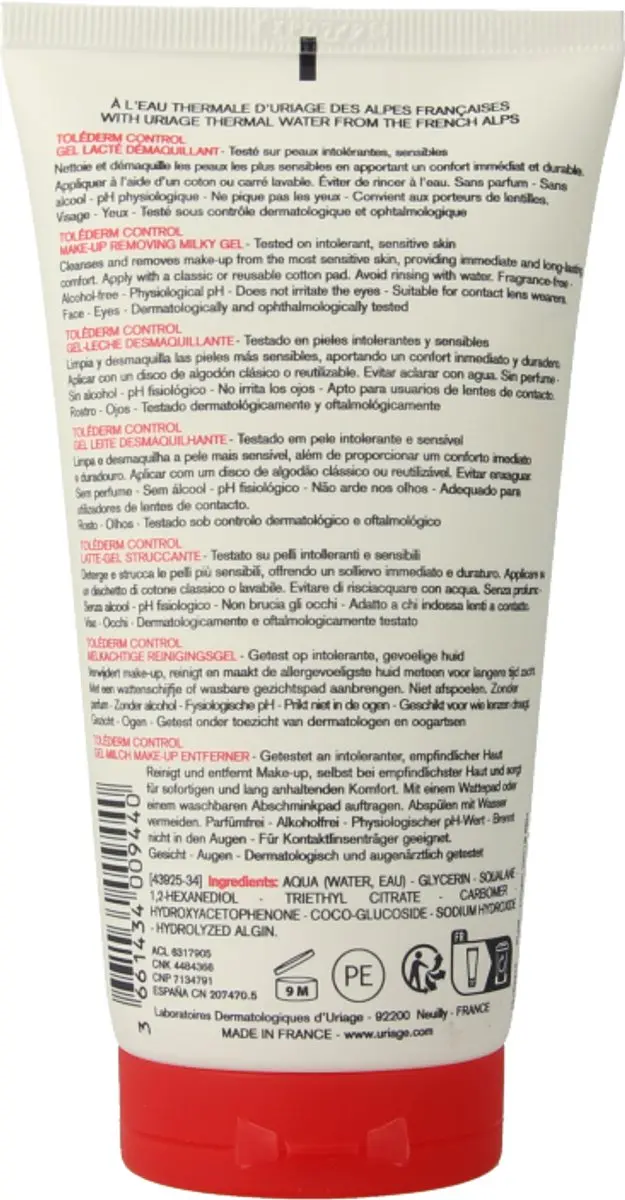 Uriage Tolederm Control Gel 150ml