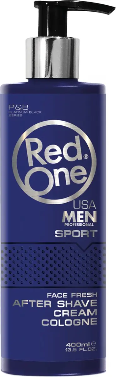 Red One Aftershave Cream & Cologne 400ml - 4 Stuks + Stylingkam