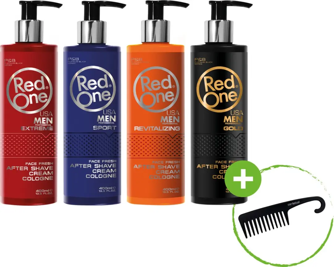 Red One Aftershave Cream & Cologne 400ml