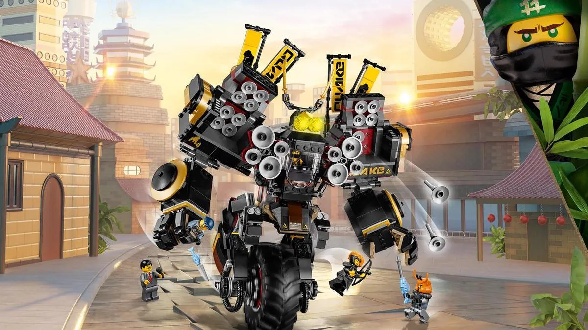 LEGO Ninjago Movie Aardschokmecha 70632 - 1202 Stukken - 5 Minifiguren