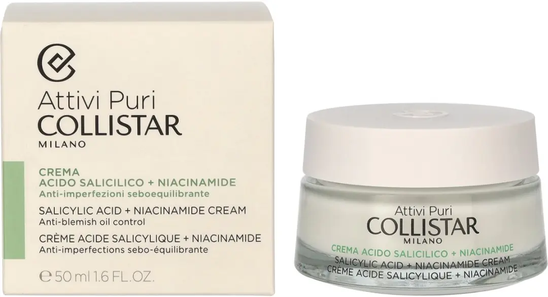 Collistar Attivi Puri Salicylzuur + Niacinamide Crème 50ml - afbeelding 6 van 6