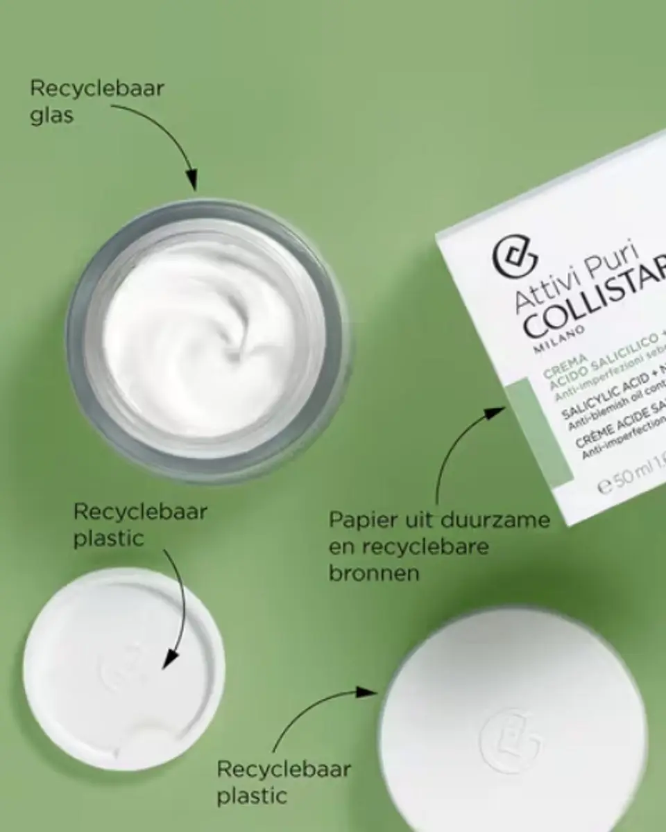 Collistar Attivi Puri Salicylzuur + Niacinamide Crème 50ml