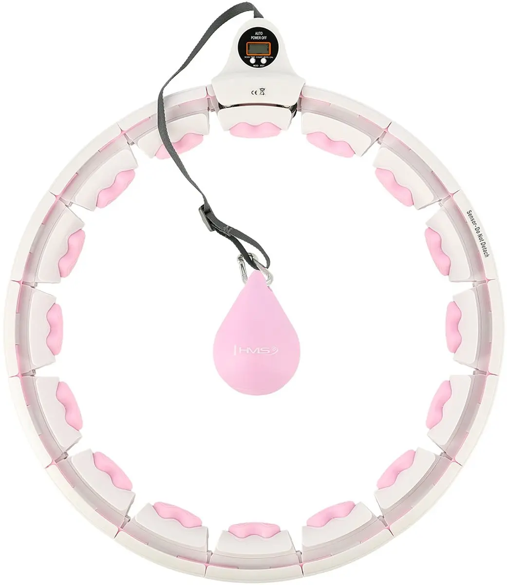 HMS Fitness Hoelahoep Plus Size Roze 34cm