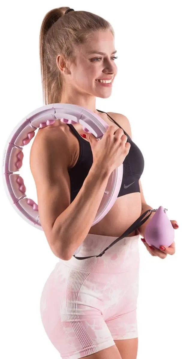 HMS Fitness Hoelahoep Plus Size Roze 34cm