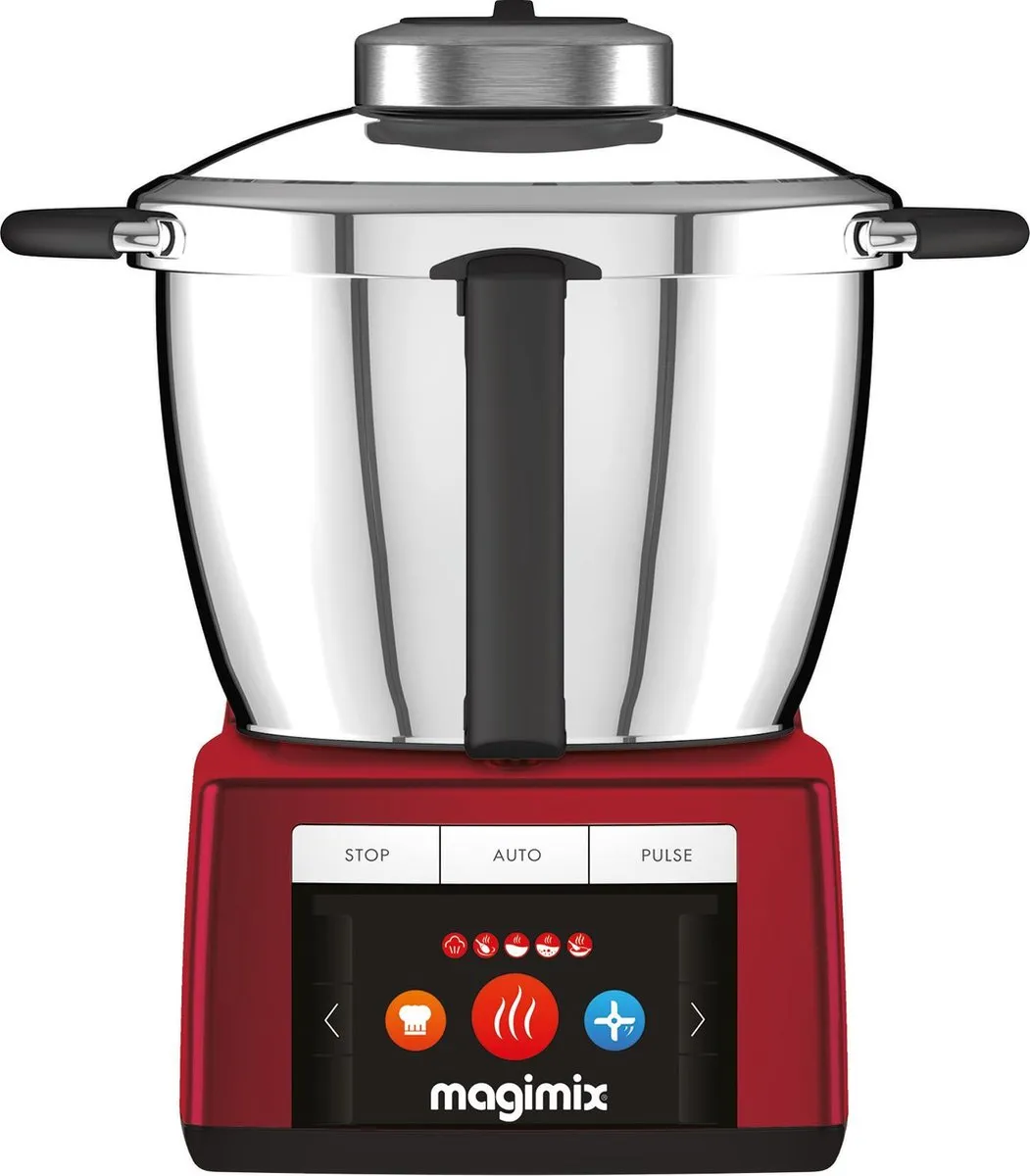 Magimix Cook Expert Inductie Foodprocessor - Cookprocessor met 12 Programma’s - Rood