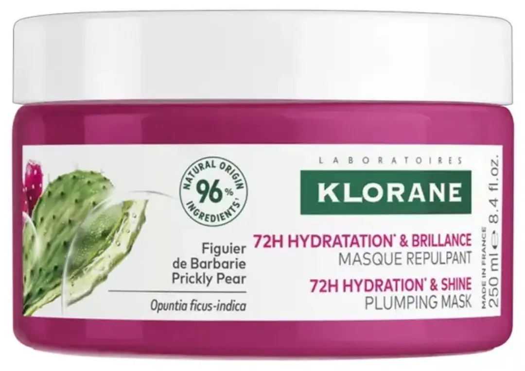Klorane Hydratatie & Glans Cactusvijg Mousserend Masker 250ml
