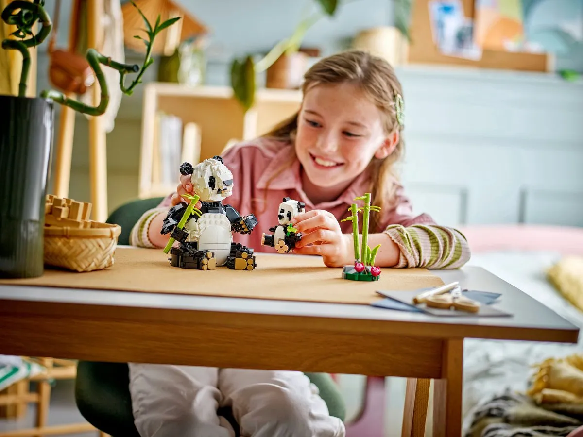 LEGO Creator 3in1 Wilde Dieren Pandafamilie 31165 - 626 Stukken