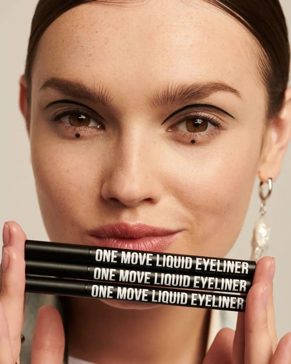 INGLOT One Move Liquid Eyeliner 01 - Zwart
