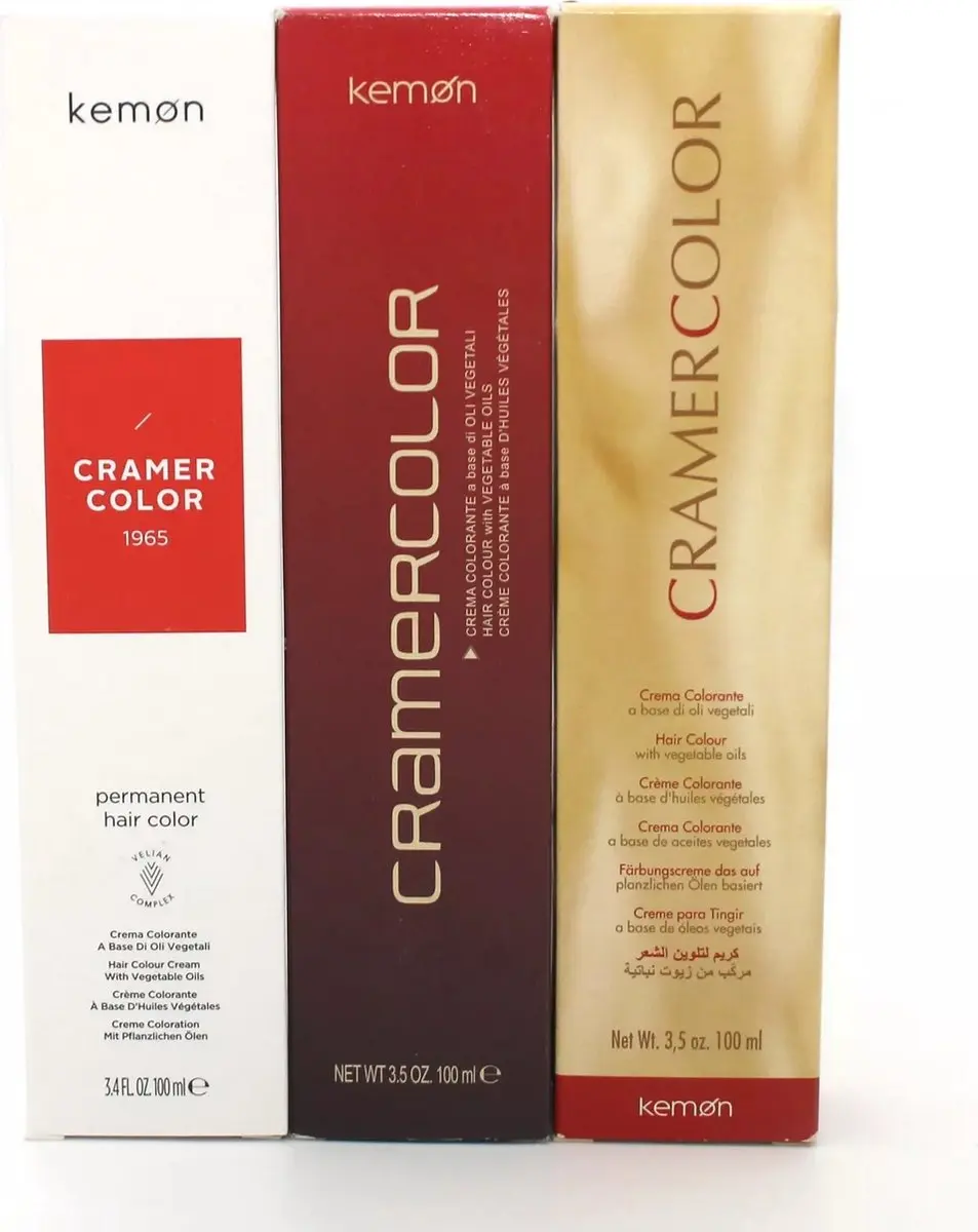Kemon Cramer Colour BEIGE ASHES 8.21 Permanent Haarkleuring 100ml