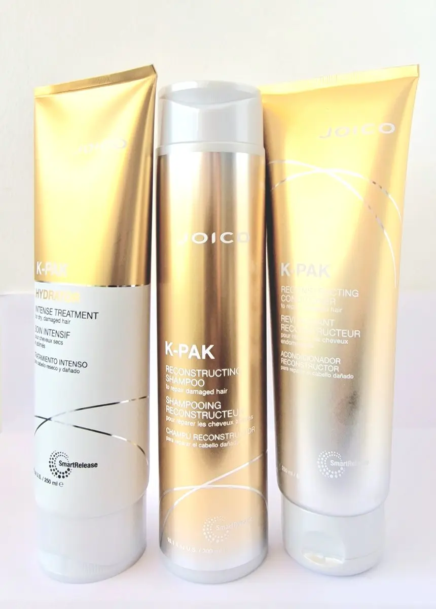 Joico K-Pak Trio Shampoo 300ml + Conditioner 250ml + Hydrator 250ml