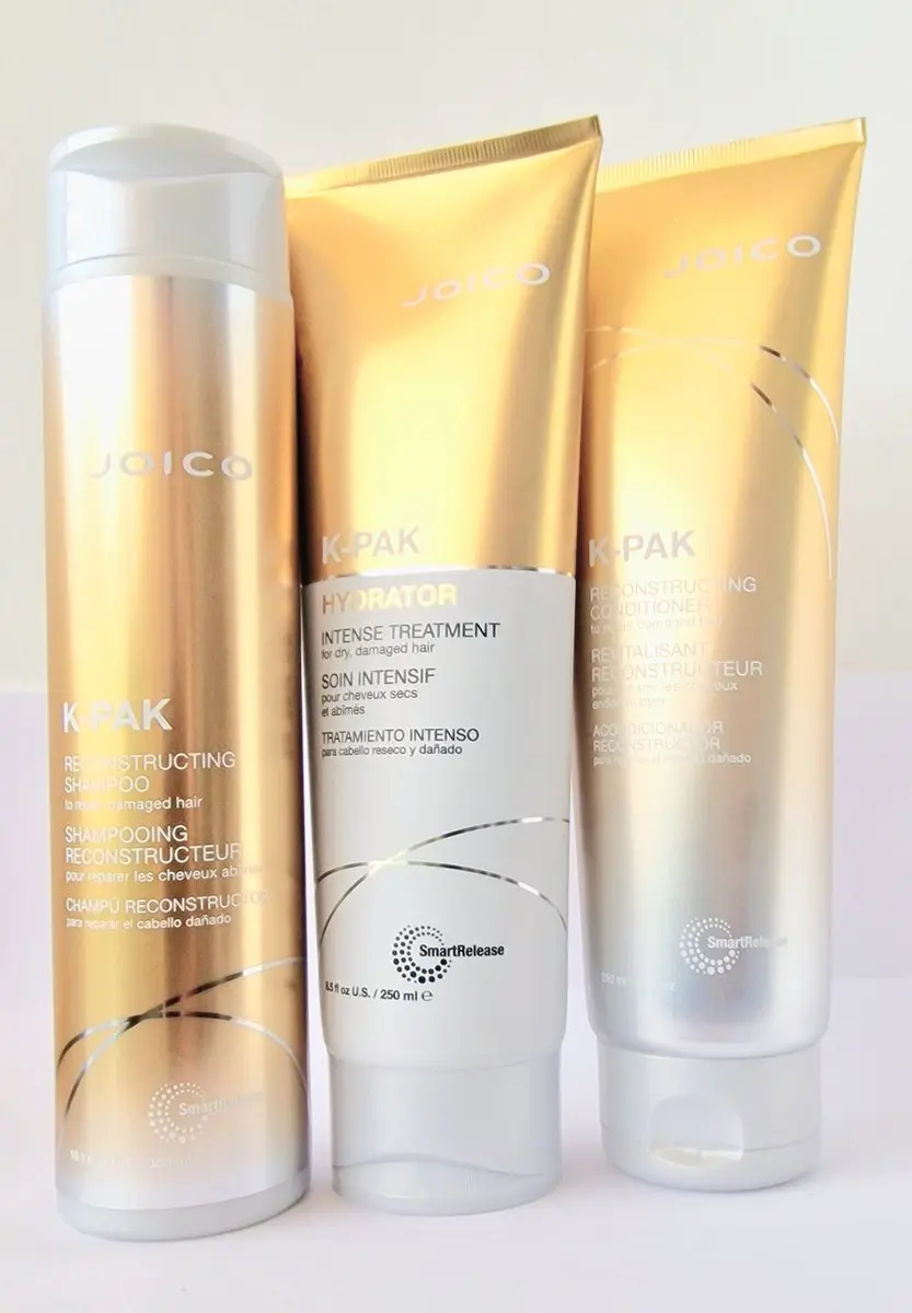 Joico K-Pak Trio Shampoo 300ml + Conditioner 250ml + Hydrator 250ml - 3 Stuks