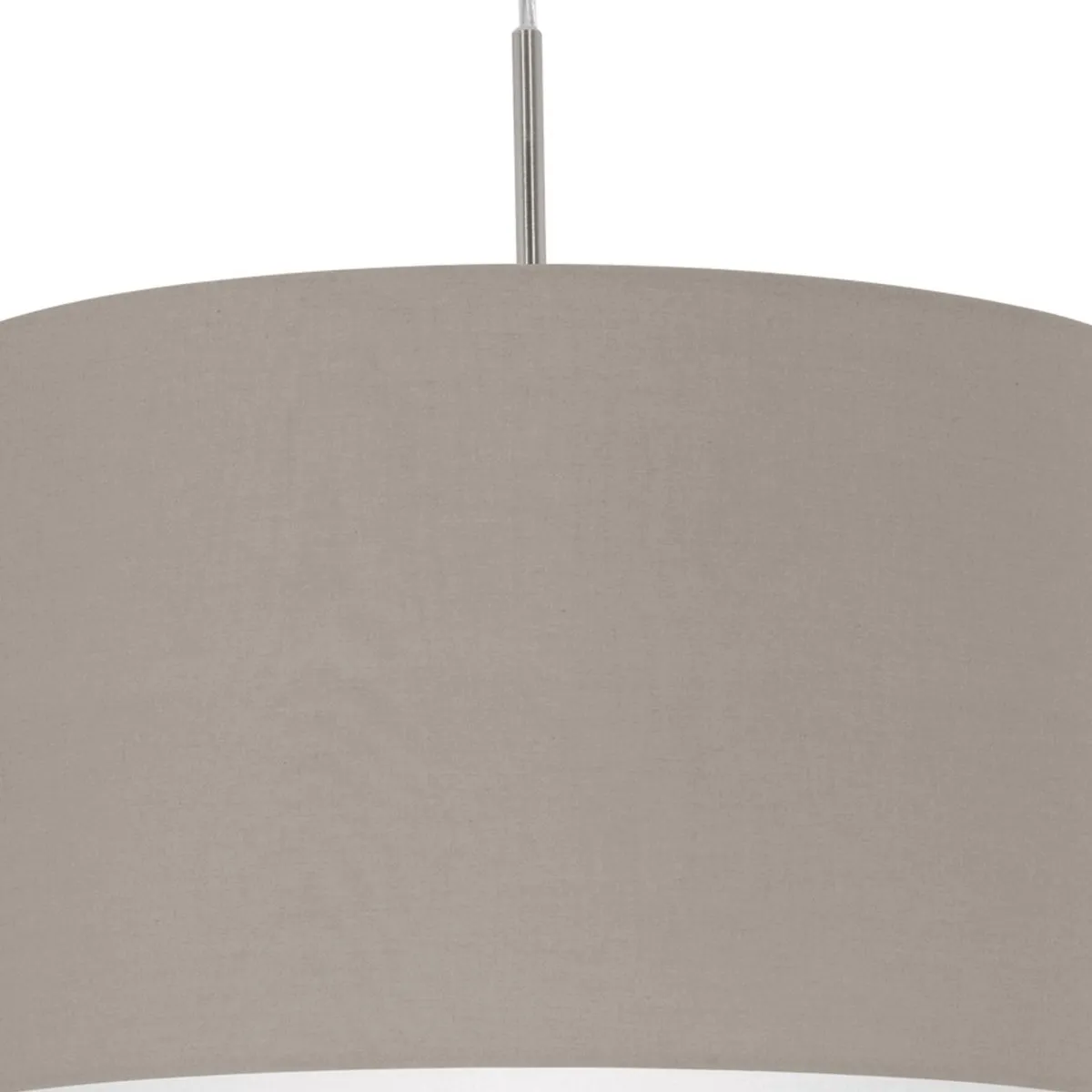 Eglo Pasteri Hanglamp 1 Licht Ø380mm Nikkel-Mat Taupe