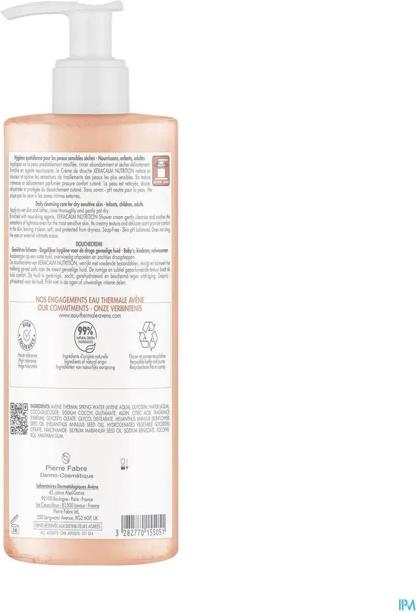 Avène Xeracalm Douchecrème 500ml