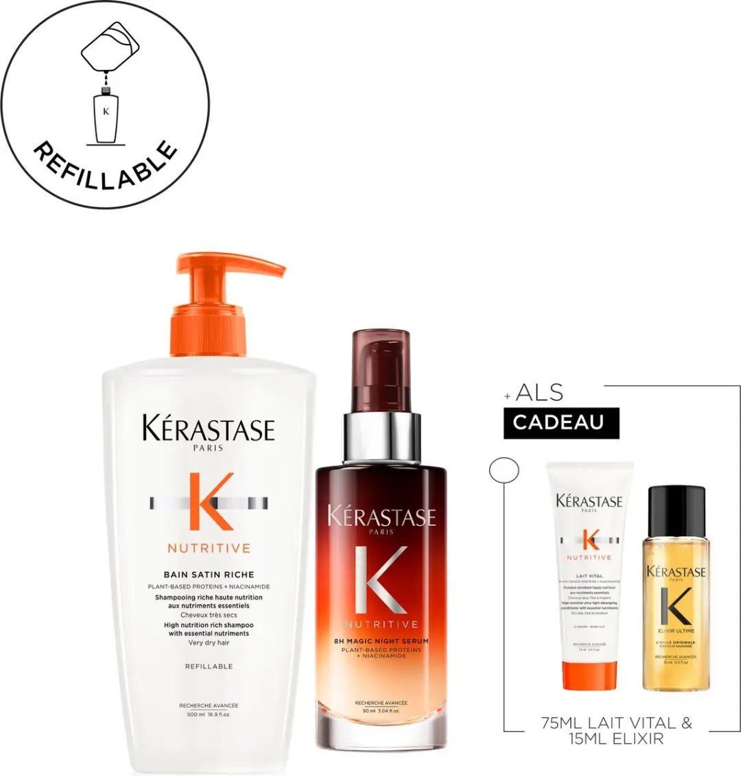 Kérastase Nutritive Duo Shampoo 500ml & Conditioner 75ml