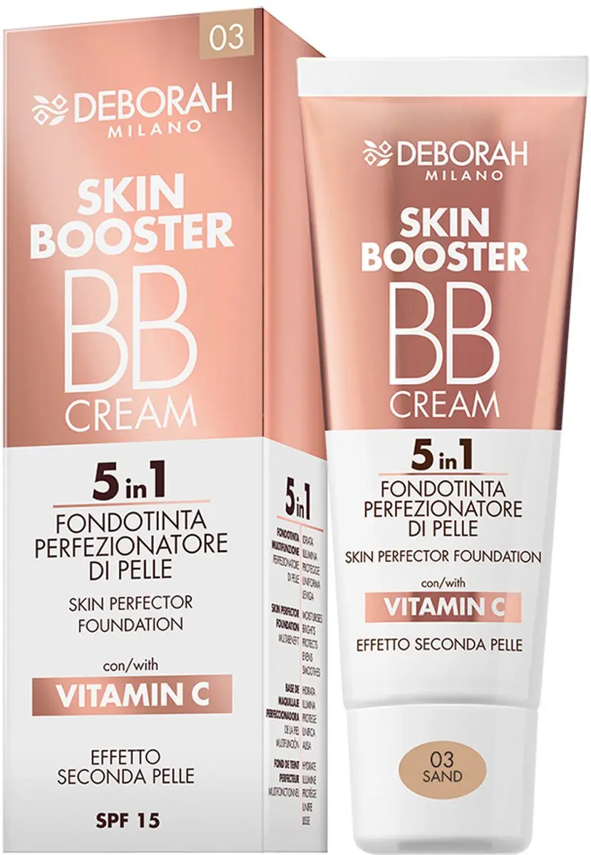 Deborah Milano Skin Booster BB Cream 30ml - Lichte huid - Nude
