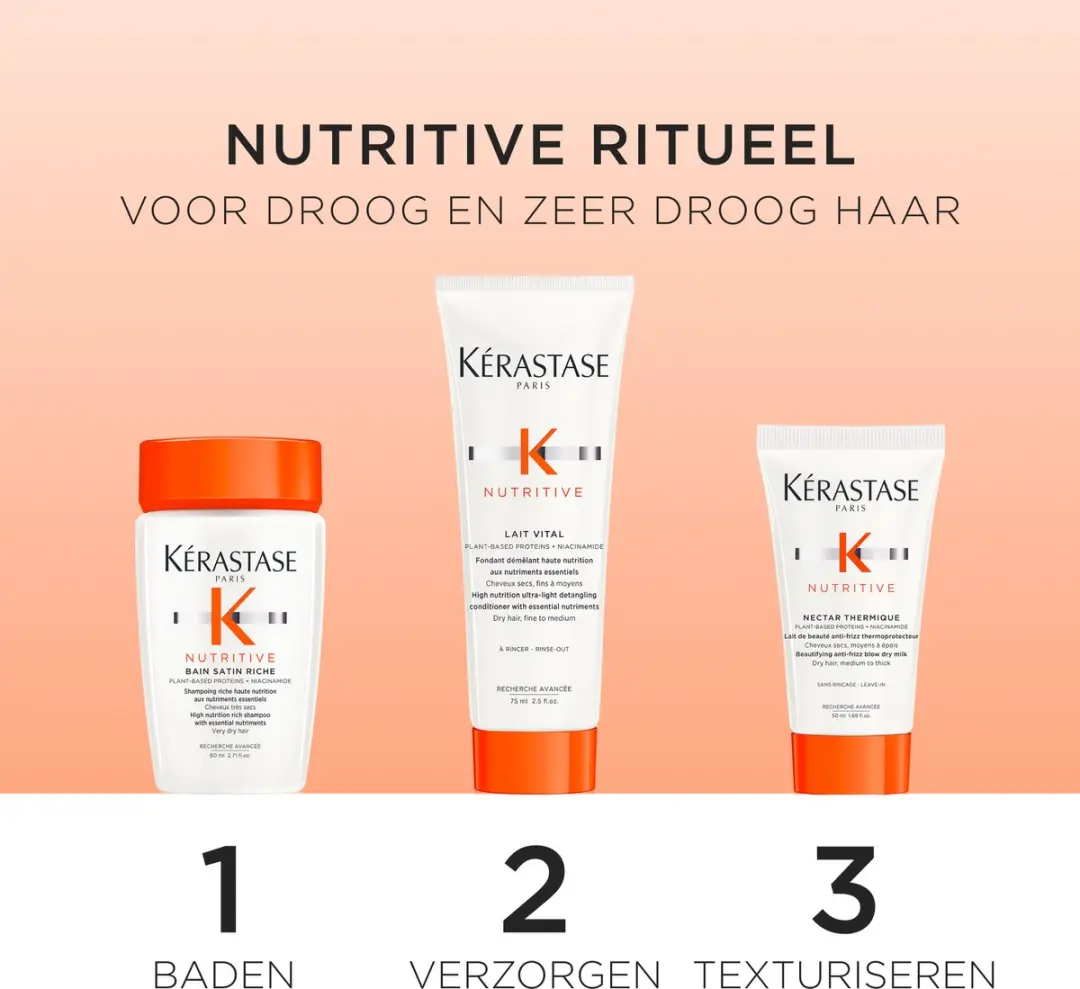 Kérastase Nutritive Geschenkset - Droog Haar - 3 Stuks