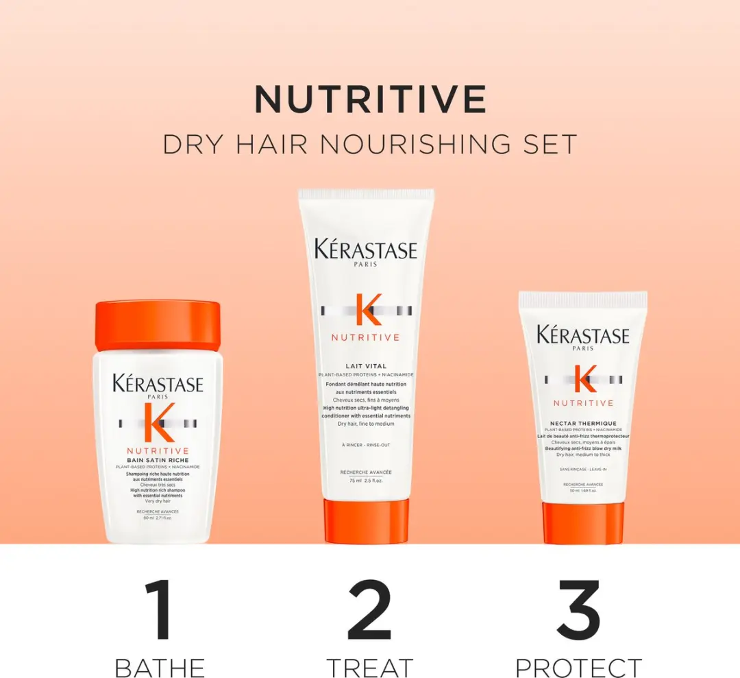 Kérastase Nutritive Geschenkset - Droog Haar - 3 Stuks