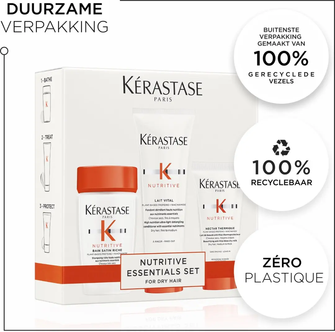 Kérastase Nutritive Geschenkset - Droog Haar - 3 Stuks