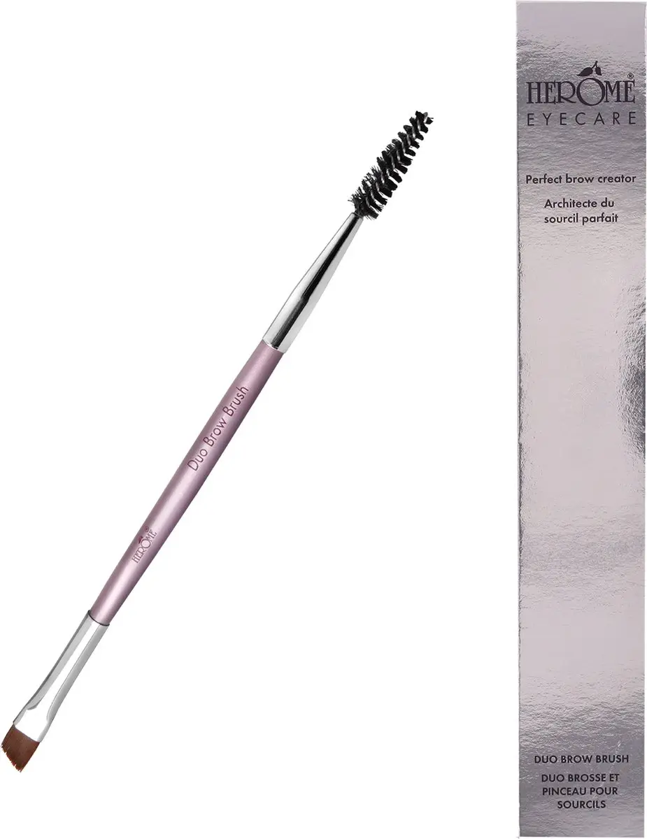 Herome Eye Care Wenkbrauw Borstel Duo