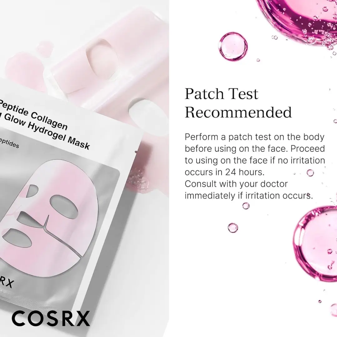 Cosrx The Peptide Collagen Lifting Glow Hydrogel Mask - 3 Stuks