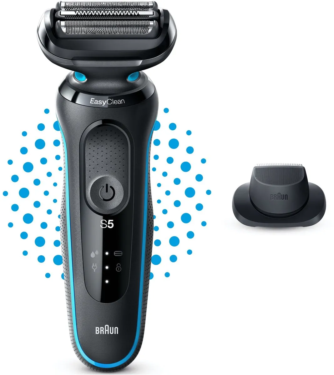 Braun 51-M1200s Nat & Droog Scheerapparaat - 3 Mesjes - Zwart