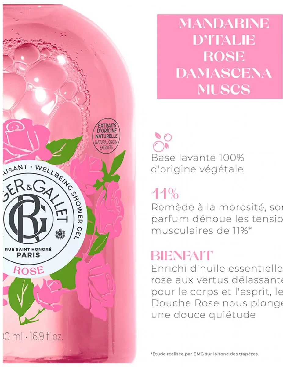 Roger & Gallet Rose Gel Douche 500ml