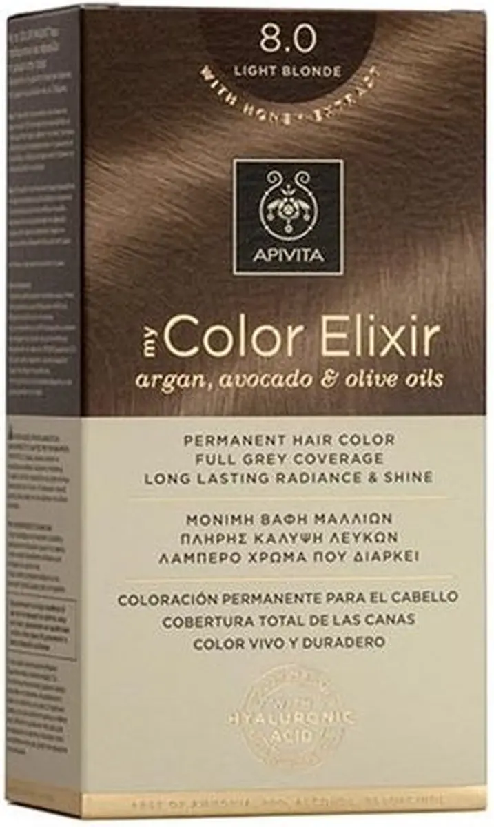 Apivita My Color Elixir 8.0 Lichtblond - 50ml
